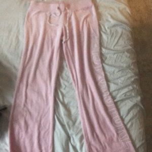 Juicy couture light pink bell bottoms